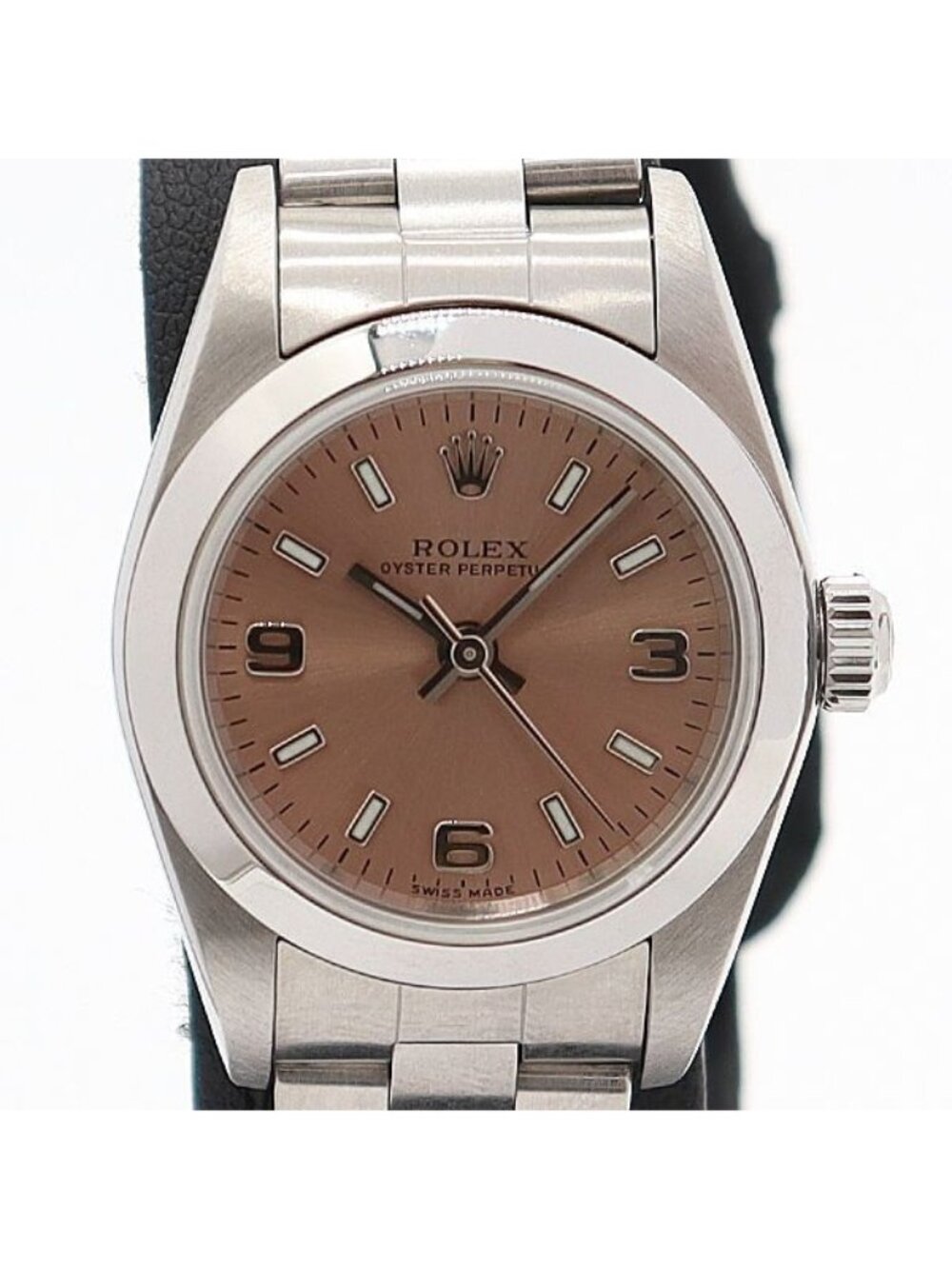 Rolex Oyster Perpetual Automatic Pink Dial Watch